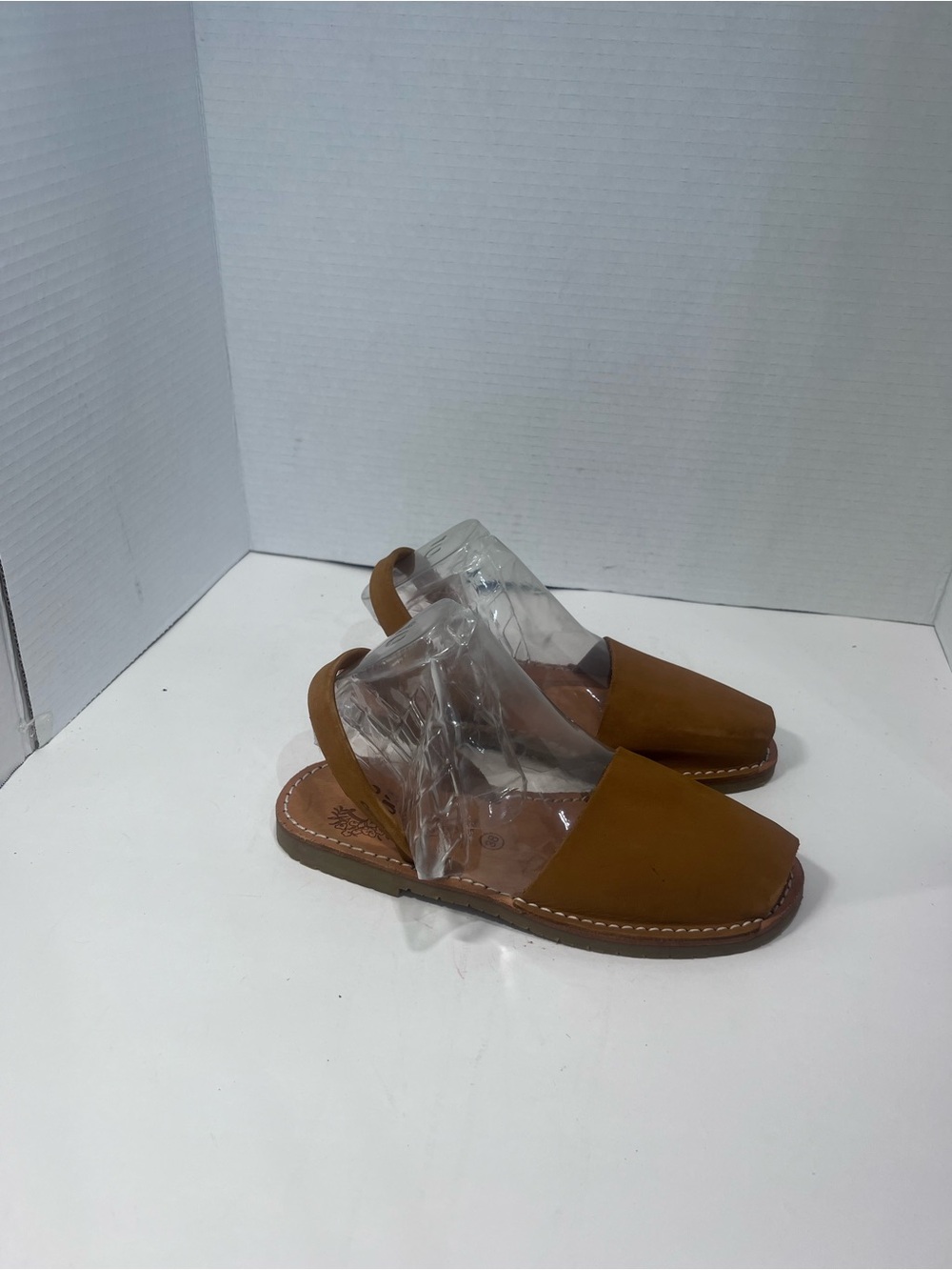 Coolway women Brown Slingback Leather Sandals
